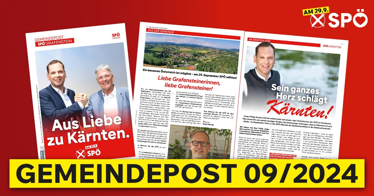 Gemeindepost September 2024 Grafenstein