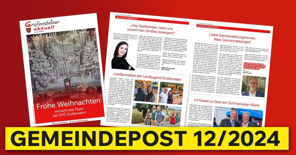 Gemeindepost Dezember 2024 Grafenstein